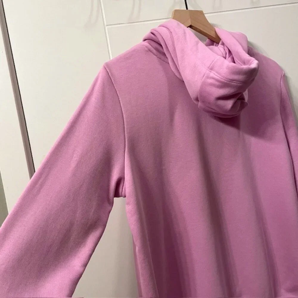 NWT Nike Sportswear Club Fleece Logo Pullover Hoodie Women's Medium Purple Pink - Picture 10 of 15